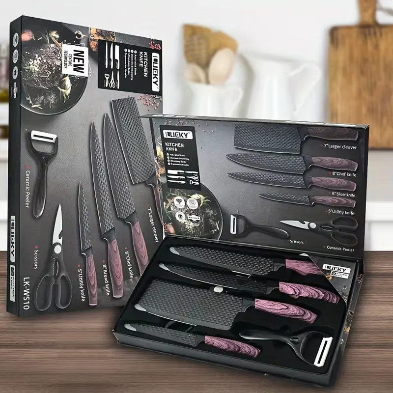 Jual Knife Set High Quality Set 6 Pisau Dapur Berkualitas Tinggi Pisau ...