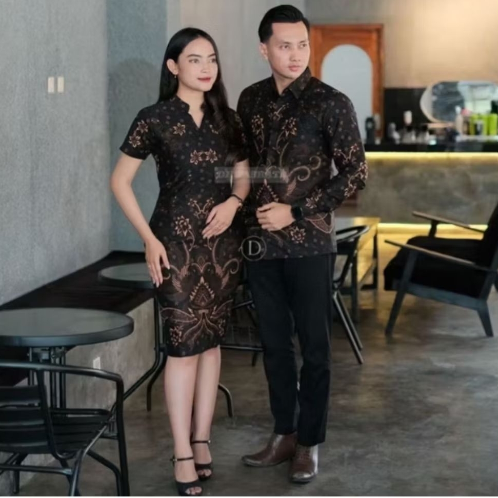 Batik Couple Motif Bilqis Atasan Ba