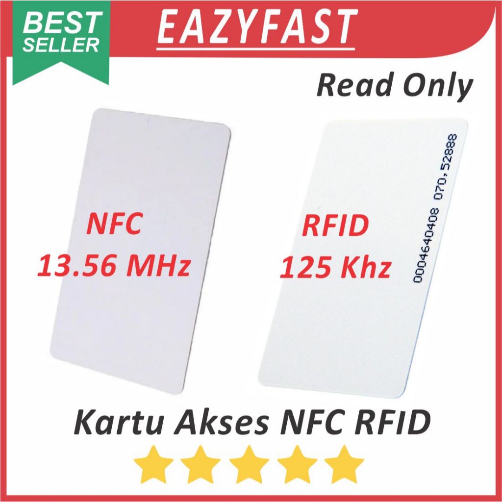 Jual Kartu RFID 125 Khz NFC 13.56 Mhz RF ID 125khz 13.56Mhz Proximity ...