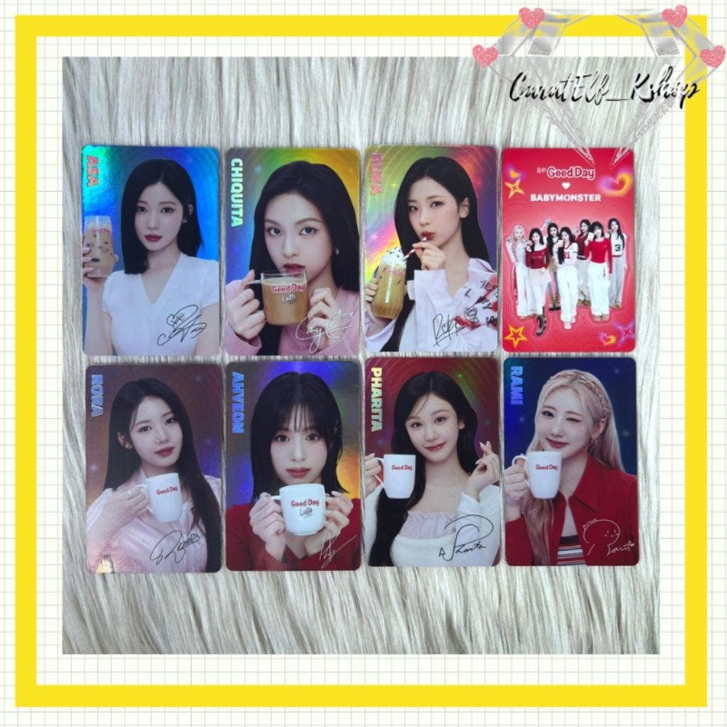 Jual Good Day X BabyMonster Spesial Merch + Photocard + Standee