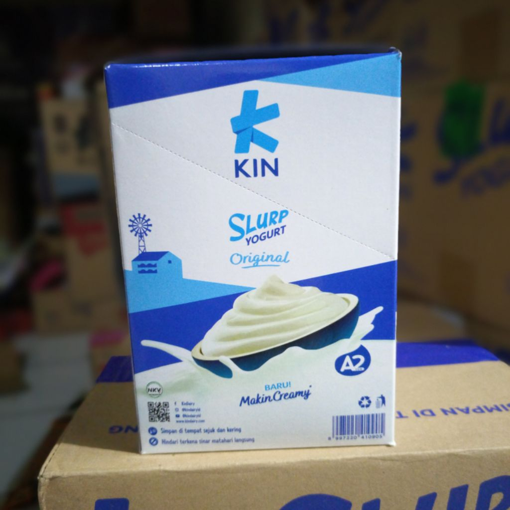 Jual Kin Slurp Yogurt Kemasan Box Isi 10x45gr | Shopee Indonesia