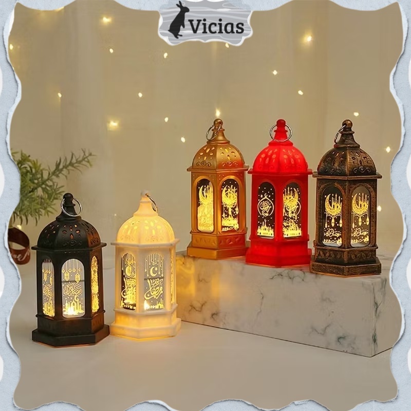 LED14 Lampu Lilin Lentera LED Kubah Masjid Baterai Idul Fitri Dekorasi Ramadhan Murah