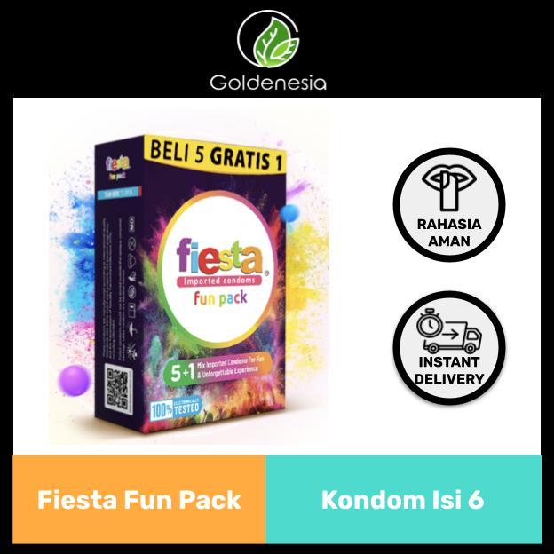 Jual Kondom Fiesta Fun Pack Isi 6 Pcs | Shopee Indonesia