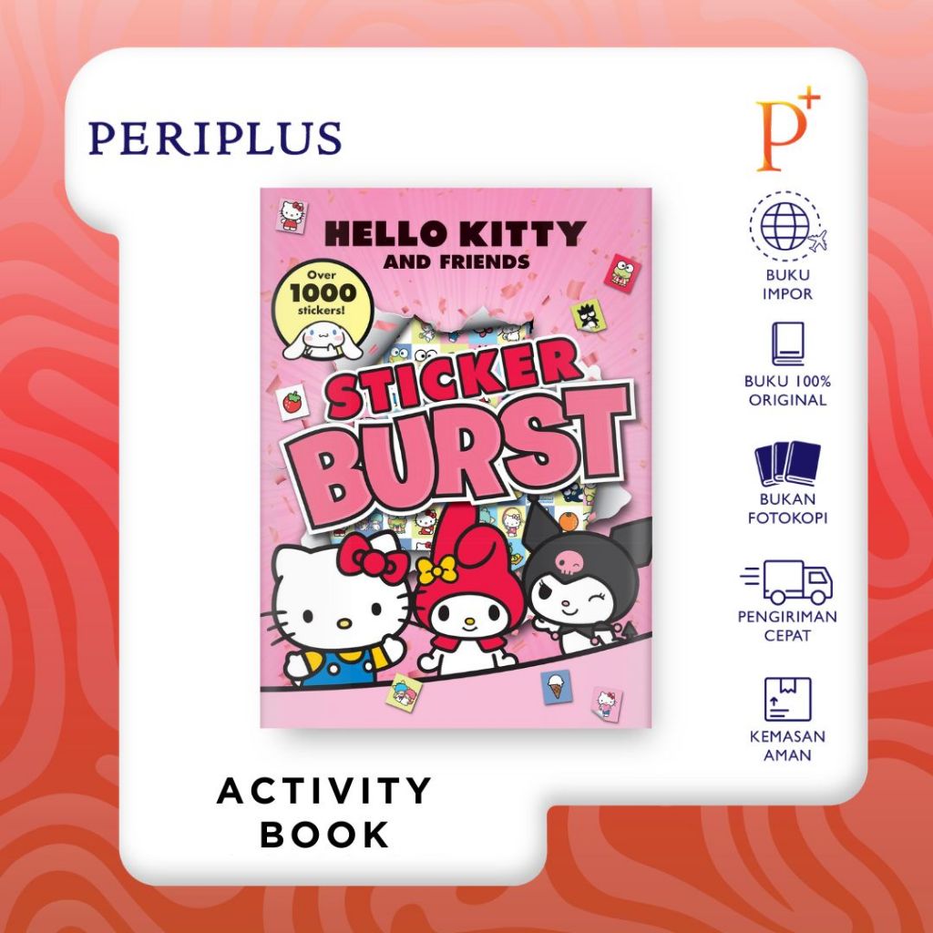 Jual Hello Kitty Sticker Burst - 9781788247931 | Shopee Indonesia
