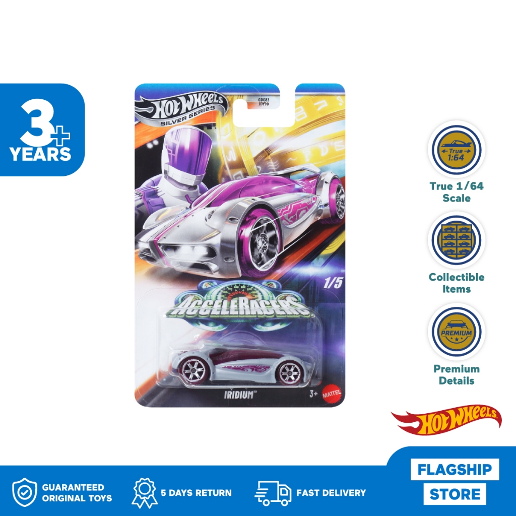 Jual Hot Wheels Silver Series Acceleracers Iridium - Mainan Mobil Balap ...
