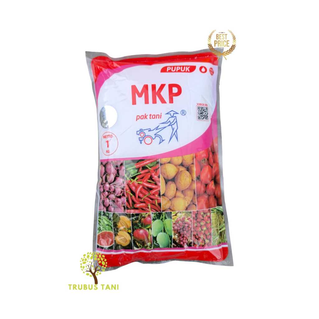 Pupuk MKP 1KG Mono Kalium Phosphat Pak Tani Original Kemasan 1 KG