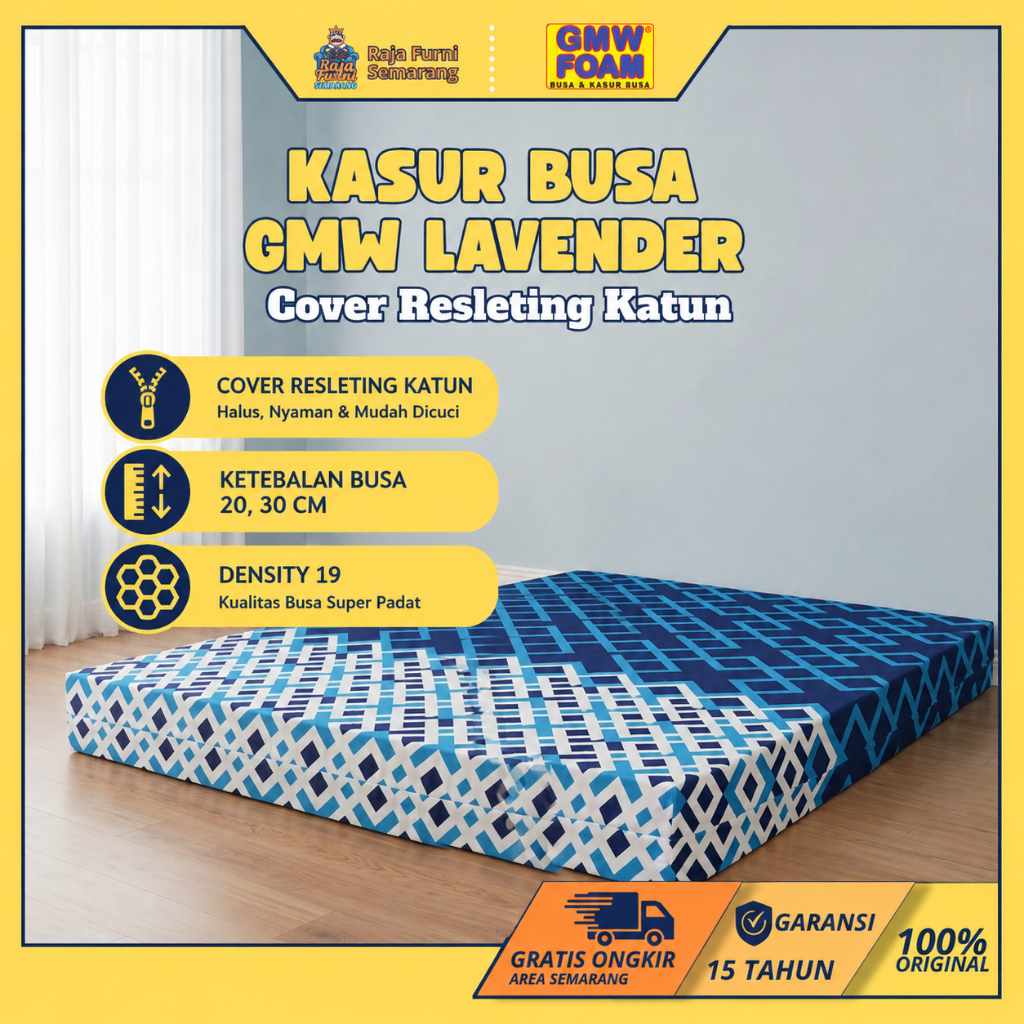 Jual GMW FOAM / KASUR BUSA LAVENDER / KASUR BUSA RESLETING KATUN ...