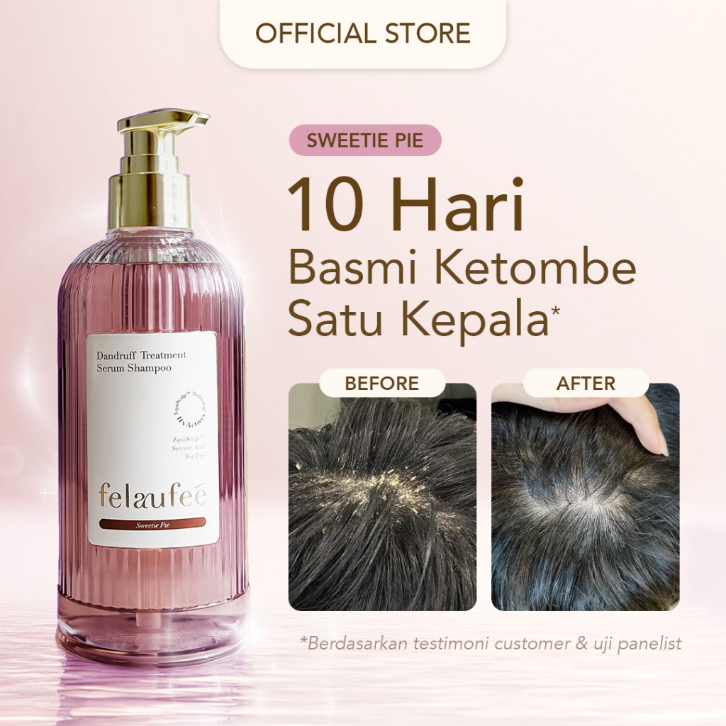 Jual FELAUFEẼ Treatment Serum Shampoo - Sweetie Pie | Scalp Care ...