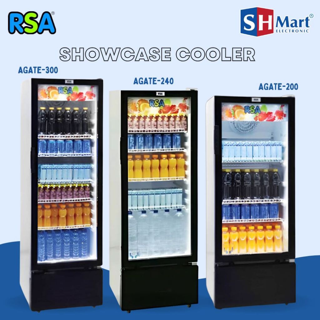 Jual SHOWCASE RSA 3 RAK AGATE200 / 4 RAK AGATE240 / 5 RAK AGATE300 ...