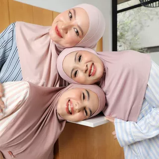 Kalisha x Mima - Vanya Jilbab Instan Ukuran M Bahan Viscose Rayon