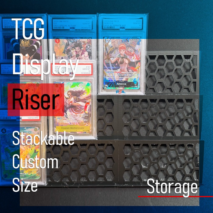 Jual TCG Card Display Case PRO RISER for Slab PSA Graded Top Loader ...