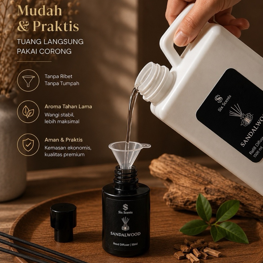 Jual Refill Reed Diffuser 1000ml | Isi Ulang Pengharum Ruangan Aroma ...