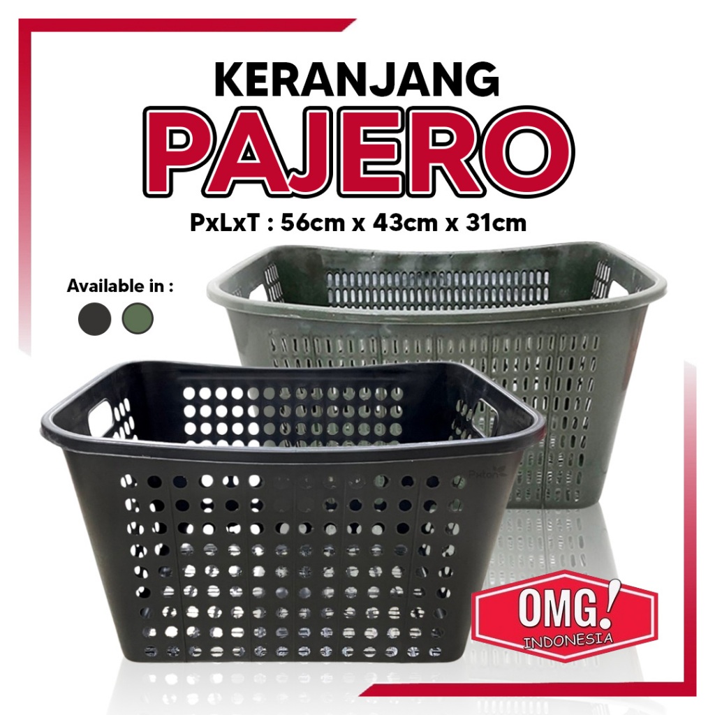 Keranjang Pajero Plastik Kuat Murah 20kg Jumbo