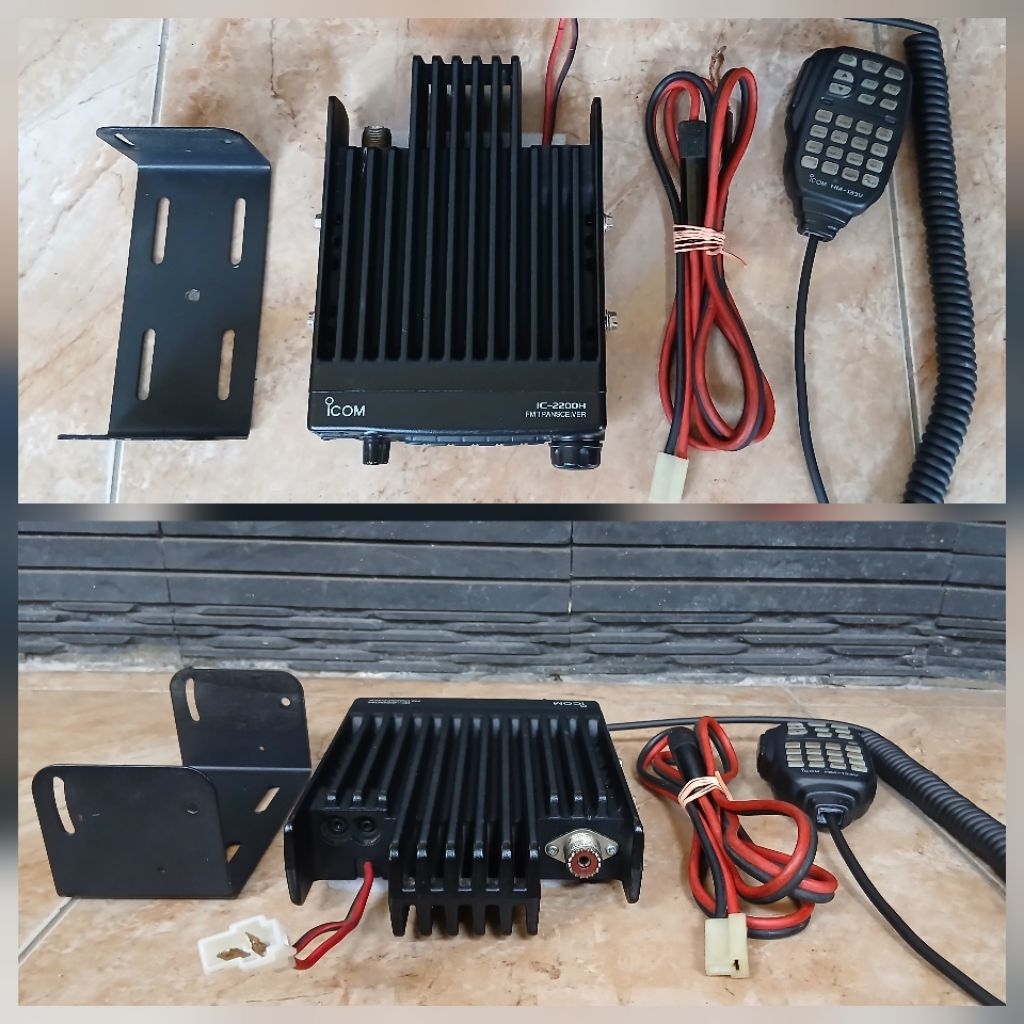 Jual RIG ICOM IC2200H BLACK STIKER VHF AIRBAND FULL MULUS ORIGINAL ...