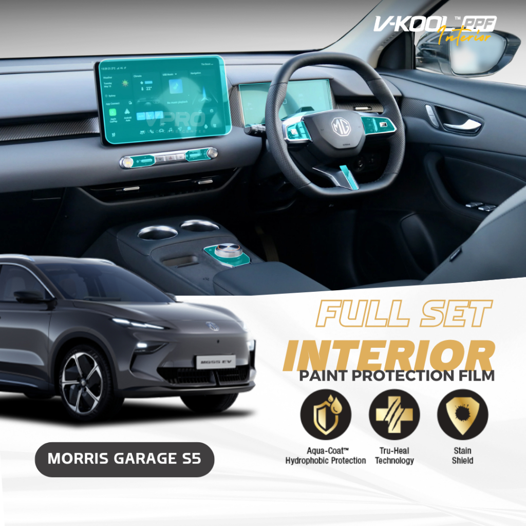 Jual VKOOL PPF Interior Protector Mobil MG S5 EV - FULL SET / Anti ...