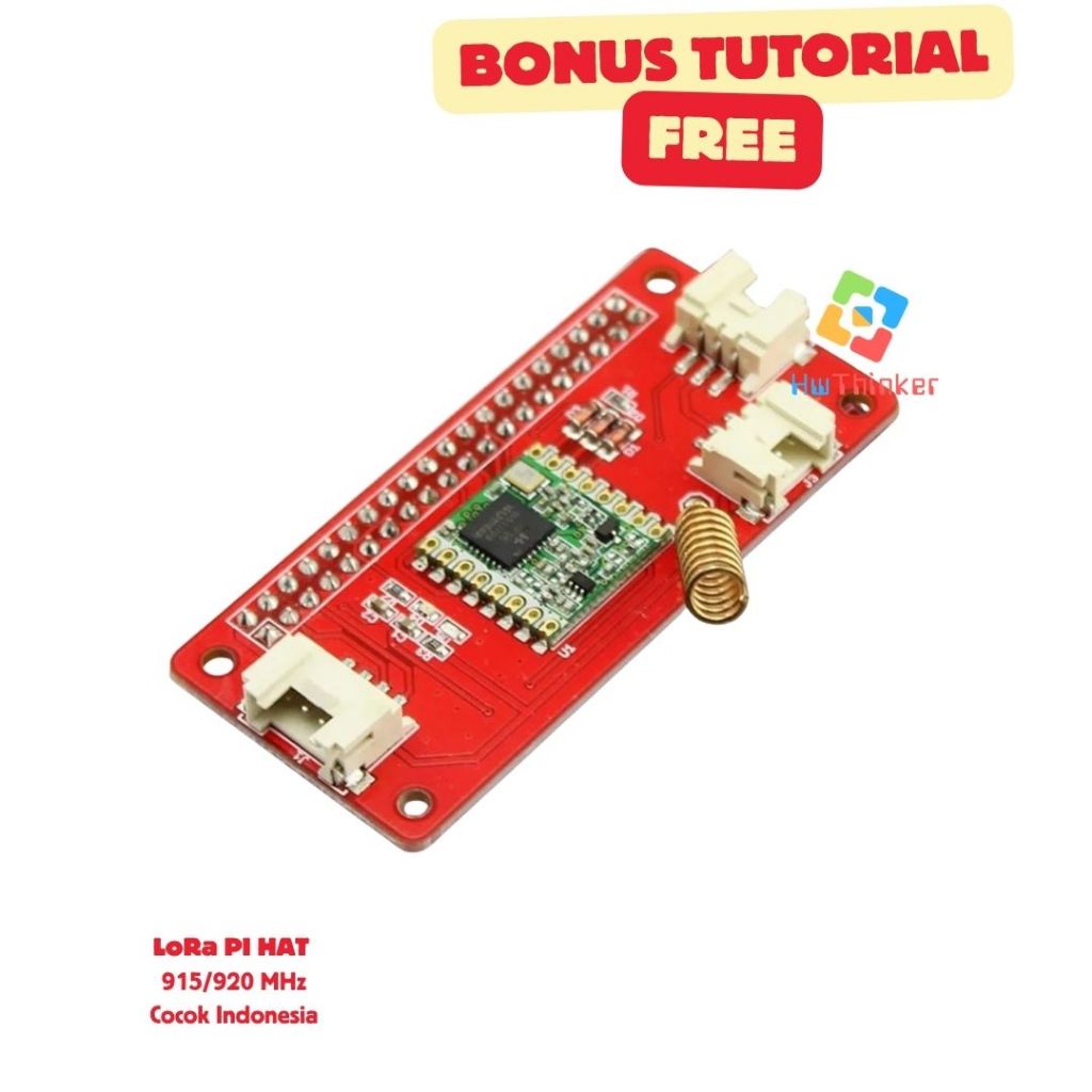 Jual LoRa RFM95 Raspberry Pi Hat Shield 915–923MHz SX1276 Long Range ...