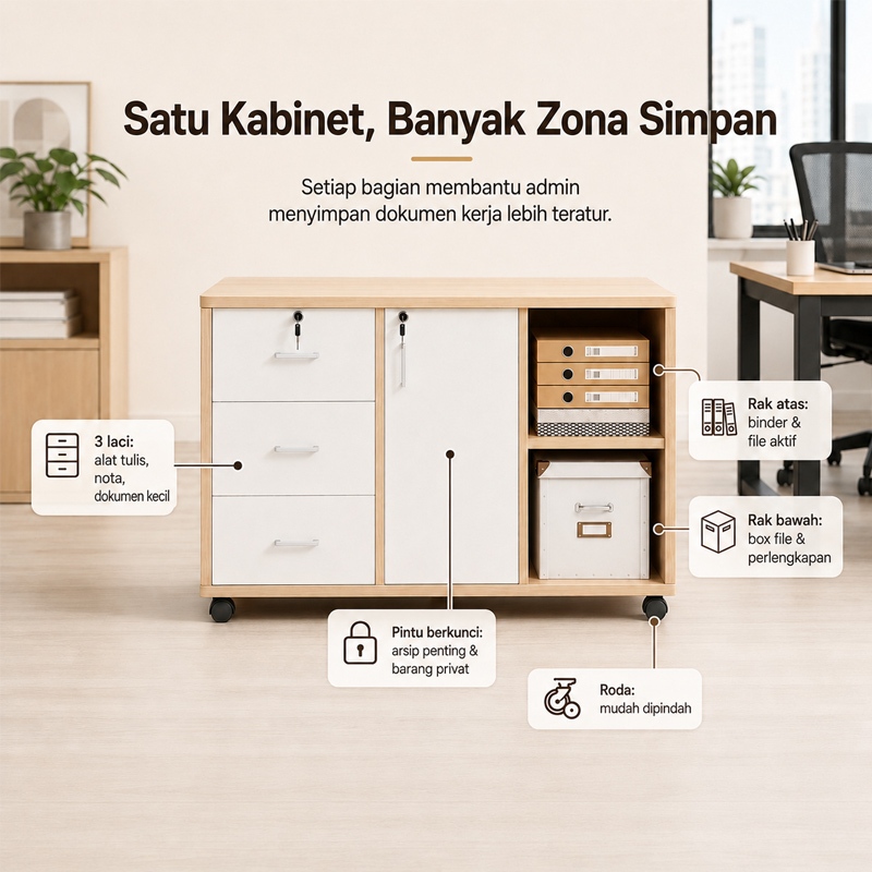 Jual COUNTRY-HOUSE Lemari arsip dengan kunci Lemari Lemari file Laci 2 ...