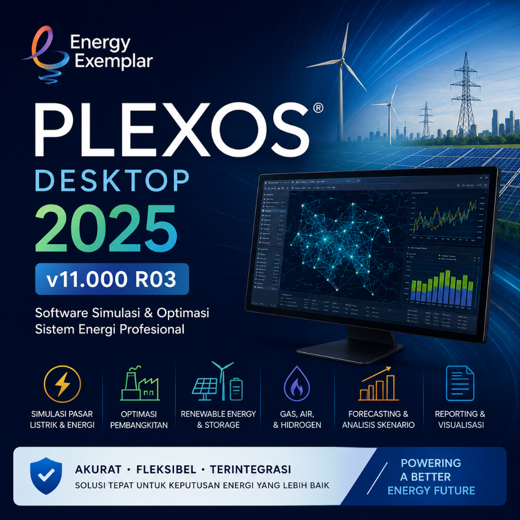 Jual Energy Exemplar PLEXOS Desktop 2025 v11.000 R03 – Software ...