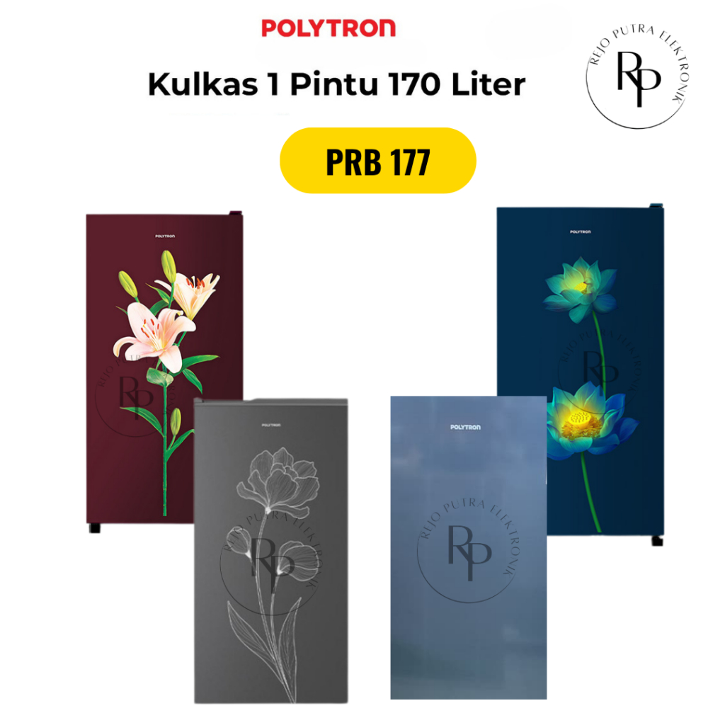 Jual KULKAS POLYTRON 1 PINTU 170 L PRB 177 | METALLIC SERIES | LOW WATT ...
