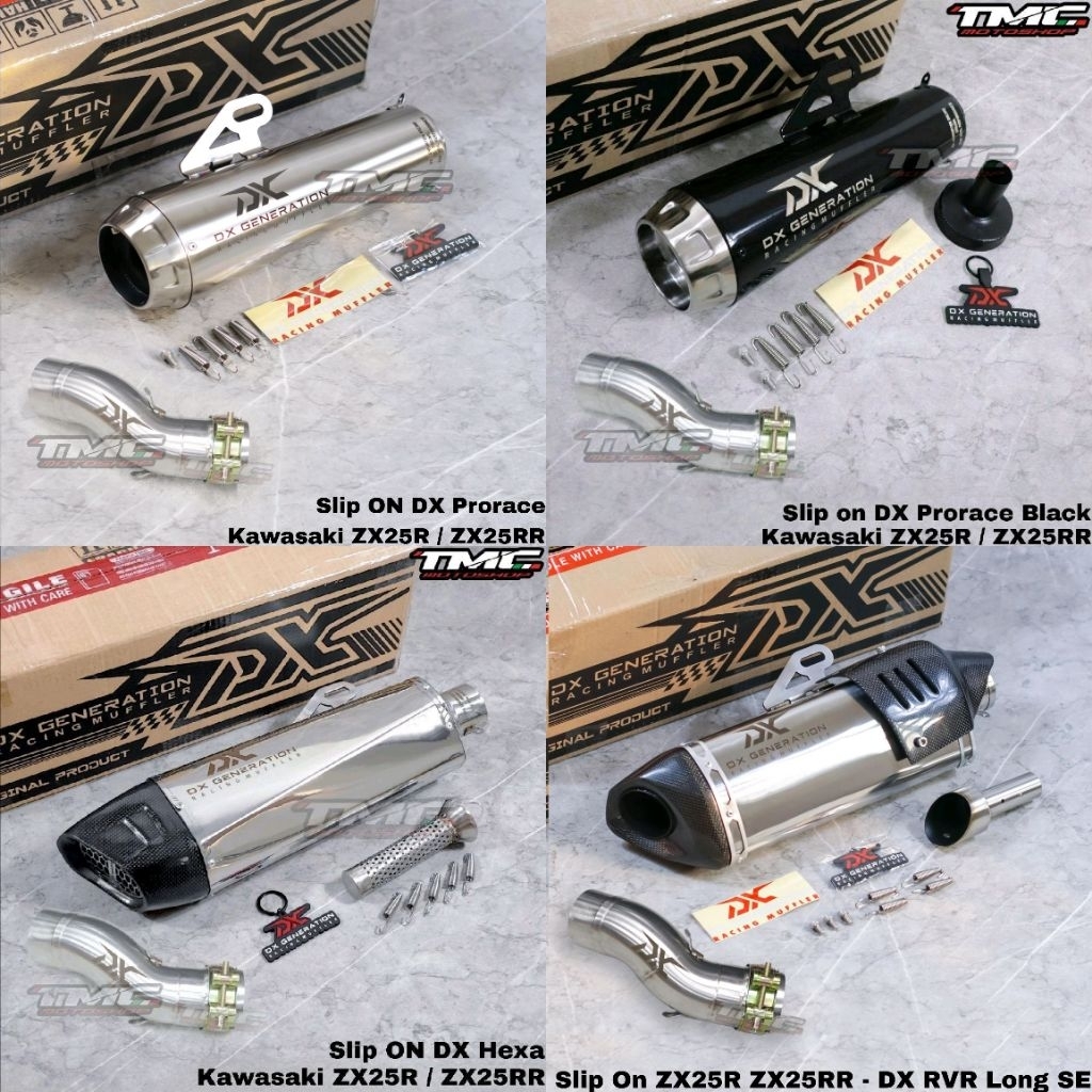 Jual Knalpot slip on ZX25 ZX25R ZX25RR by DX Generation | Shopee