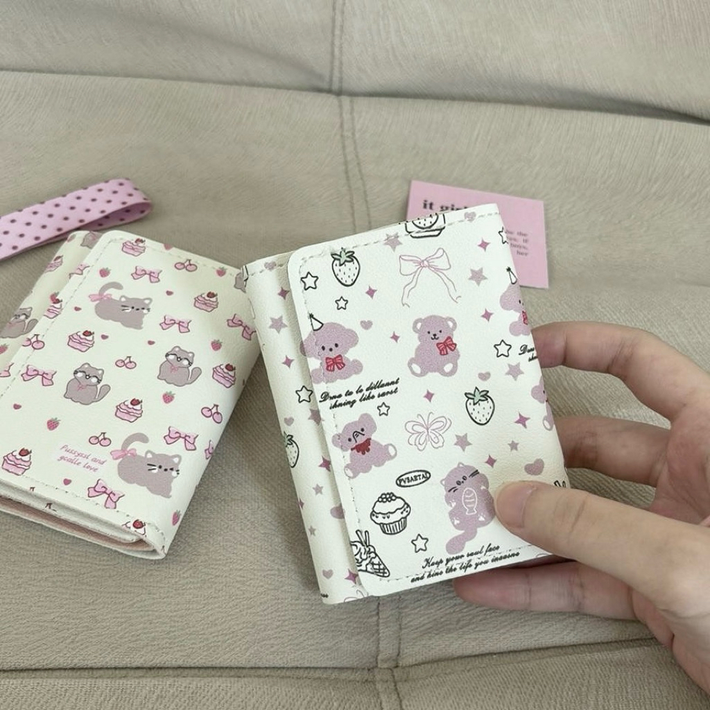 Jual Mocorie - Nacrete Ribbon Cat & Dog Wallet / Coquette Ribbon Wallet ...