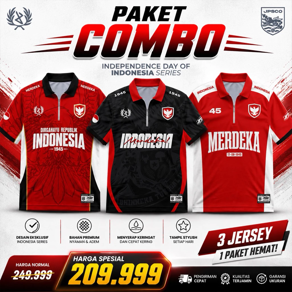 Kaos Jersey Kemerdekaan