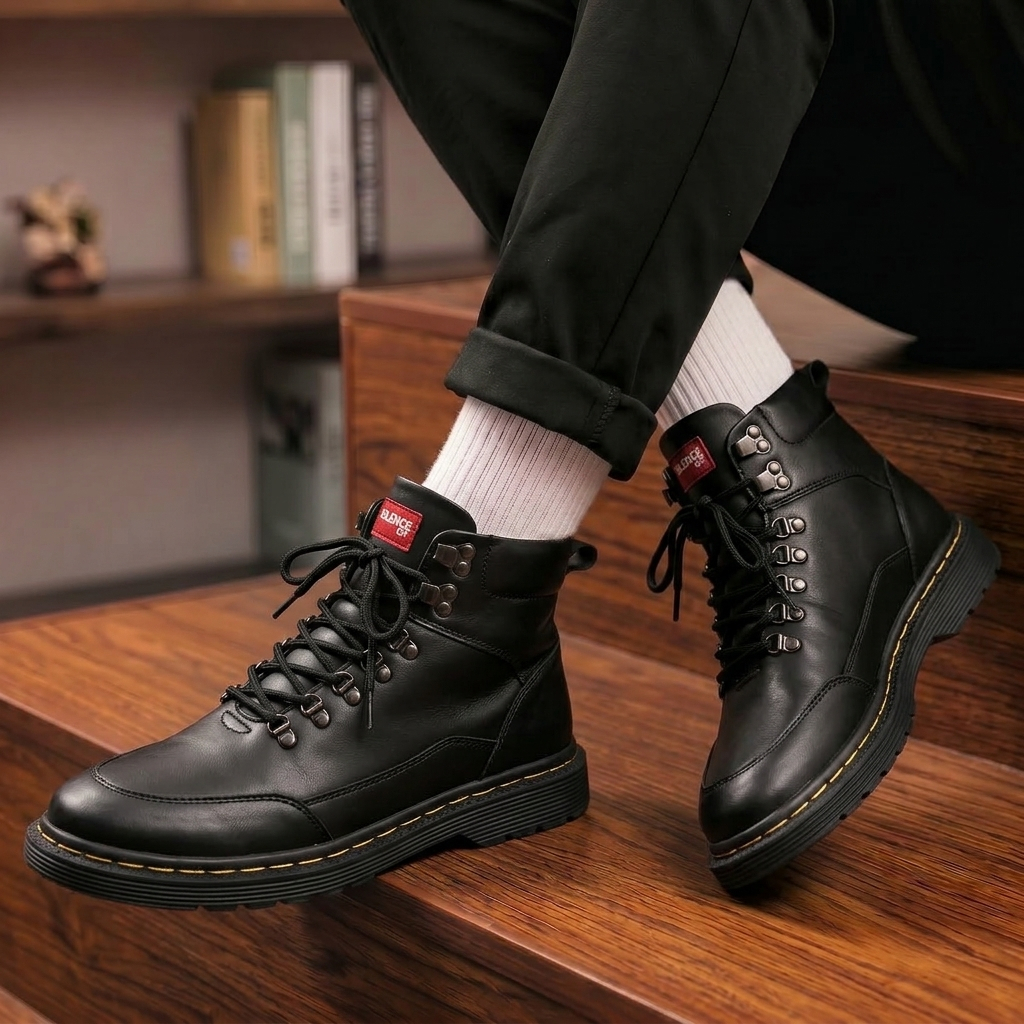 Jual DEMOUS BUCMAN - Sepatu Docmart Boots Formal Pantofel Kerja Pria ...
