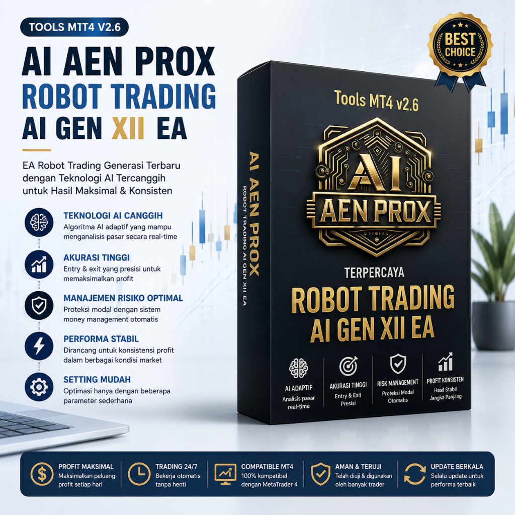 Robot Trading AI Gen XII EA - Expert Advisor Smart Gold Trading XAUUSD Berbasis AI GPT-4o & ATFNet