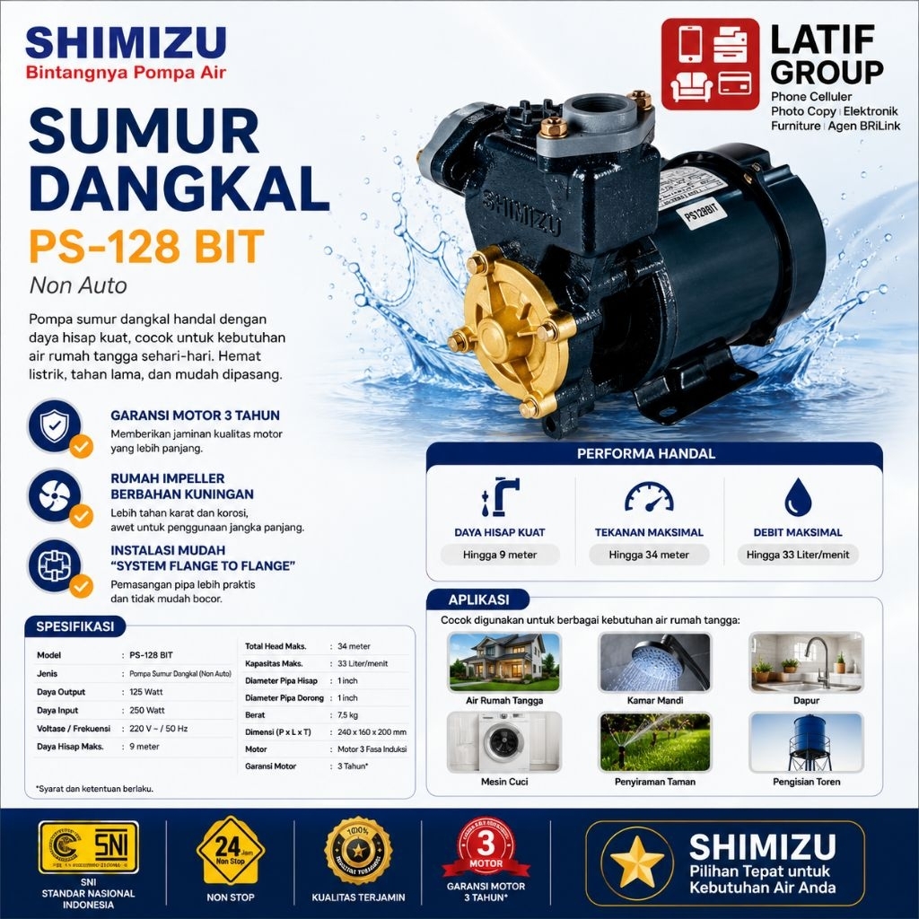 Jual Shimizu 128 Bit Terlengkap & Harga Terbaru Juli 2026 | Shopee ...