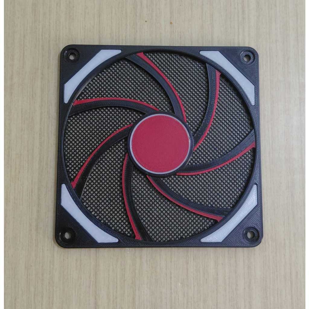 Jual PC Fan Filter Kipas 12cm x 12cm Mesin Fan Komputer Filter Debu ...