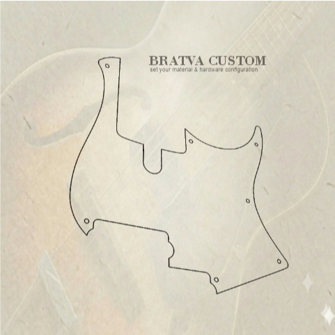 Jual pickguard yamaha BB234 4 String All type BB series 3ply custom ...
