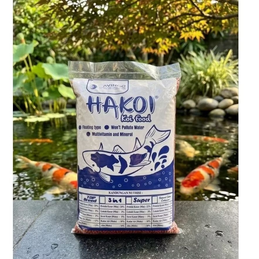 Hakoi Pakan Koi Merah - 500 Gram