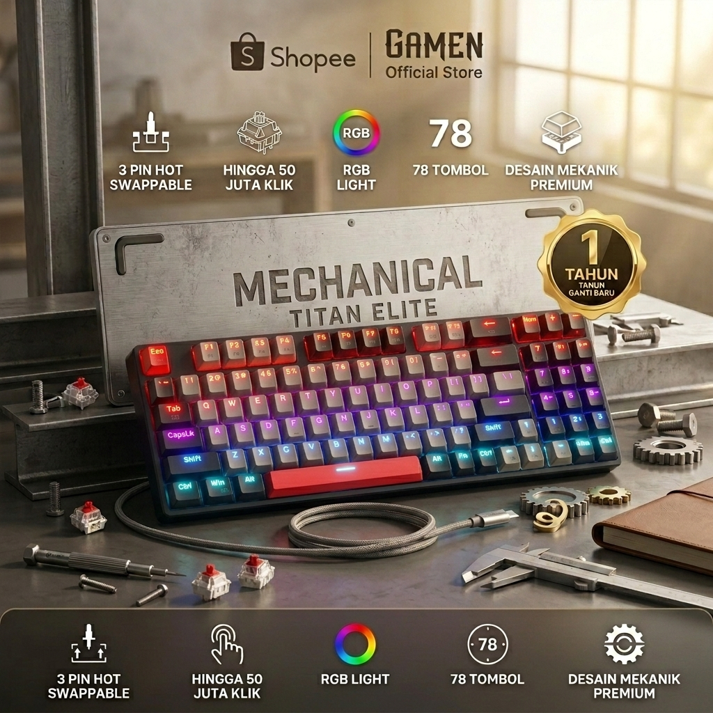 Jual rekomendasi keyboard mechanical 500 ribuan Harga Terbaik ...