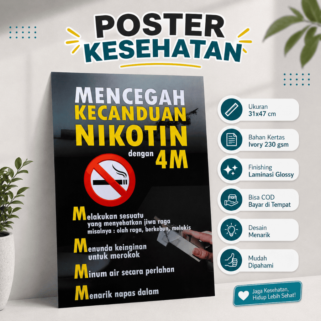 Jual Poster Dilarang Merokok Terlengkap & Harga Terbaru Juli 2026 ...