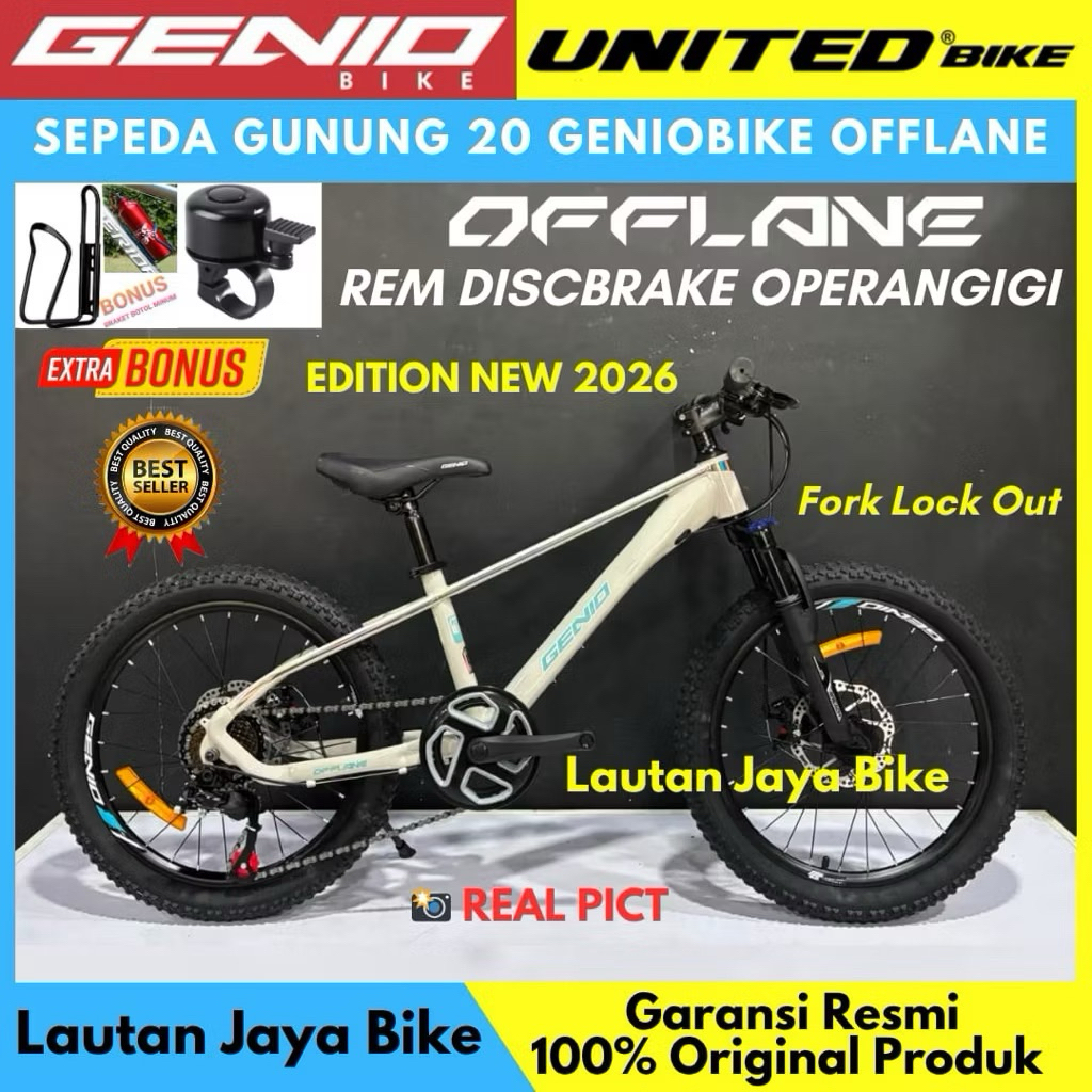 Jual Sepeda Gunung 20 MTB GENIO OFFLANE MK38 M341 By Unitedbike Free ...