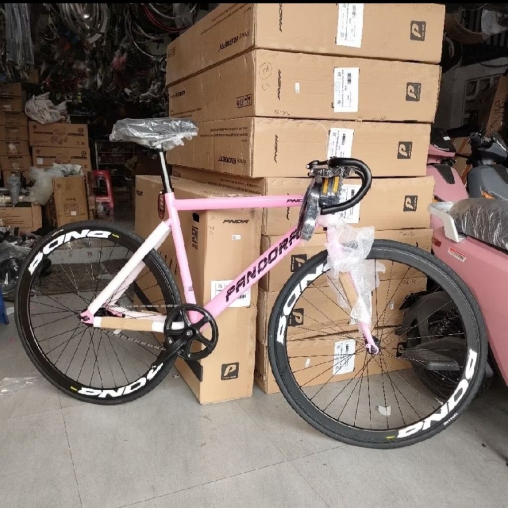Luar kota kargo Sepeda Fixie 700c Fullbike stang balap drog bar rem torpedo