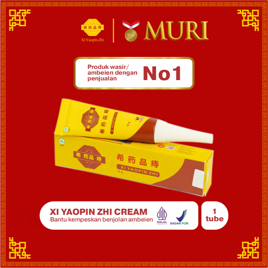 XI YAOPIN ZHI Krim Salep Untuk Mengobati Benjolan Wasir Ambeyen Tanpa Operasi Cepat Aman 100% Original