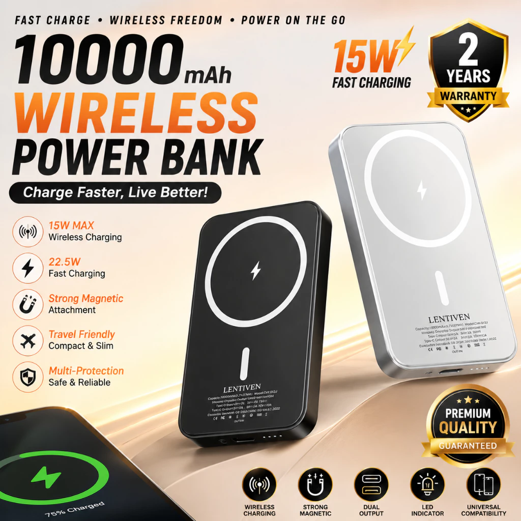 Boein Lentiven Powerbank 10000mAh Magsafe 20W