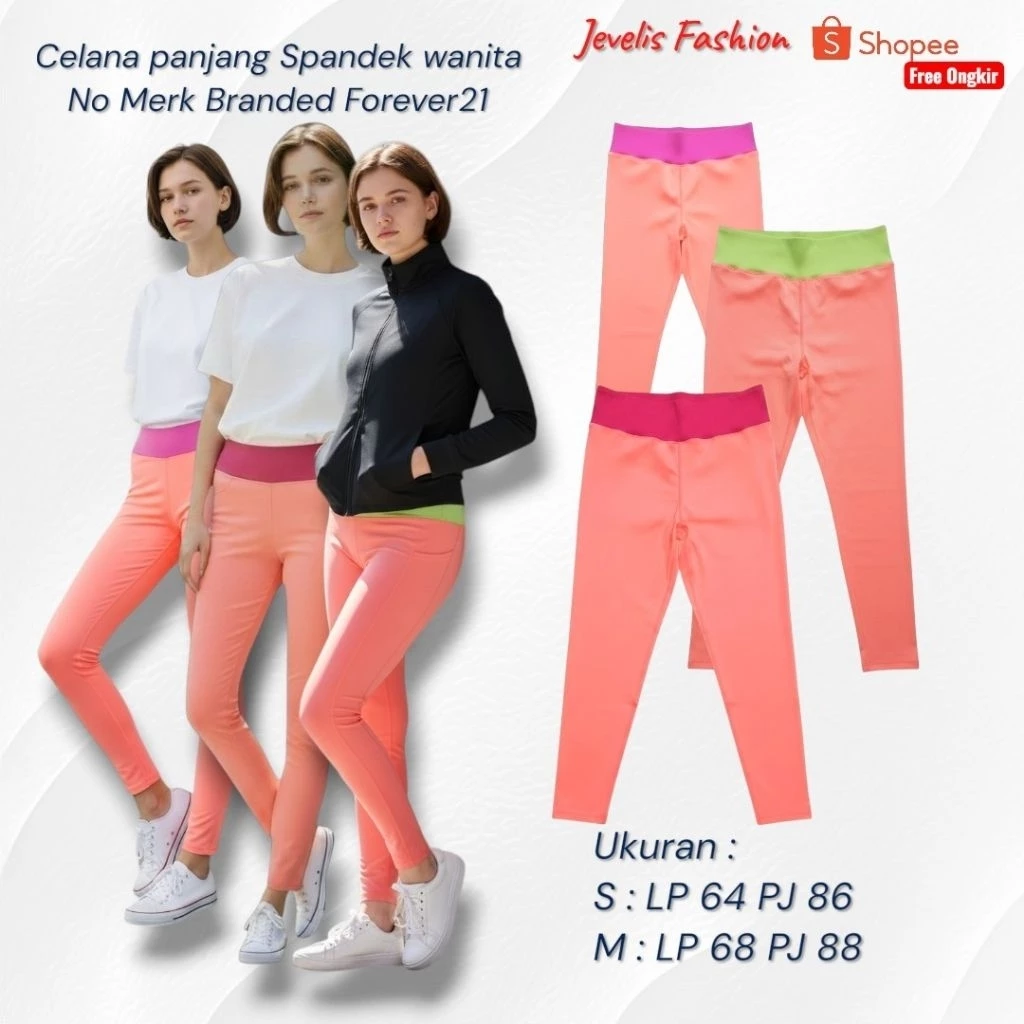 Celana Panjang Wanita Spandex Stretch Forever 21 - Jevelis Fashion