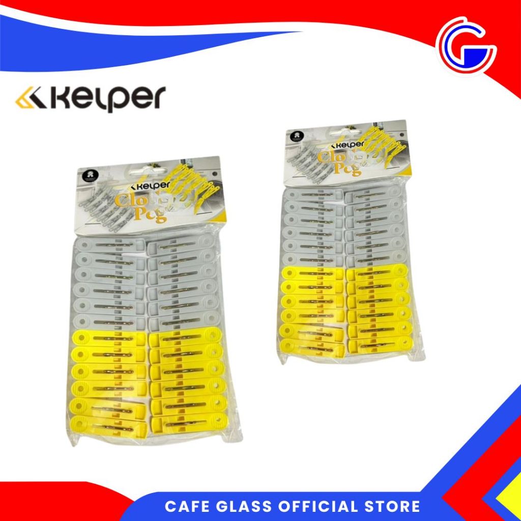 Jepitan Baju-Jepitan Kelper Kecil-Clothes Peg Kelper24pc