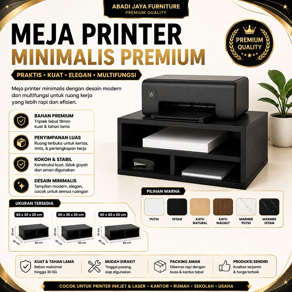 Jual Meja Printer Terlengkap & Harga Terbaru Agustus 2026 | Shopee ...
