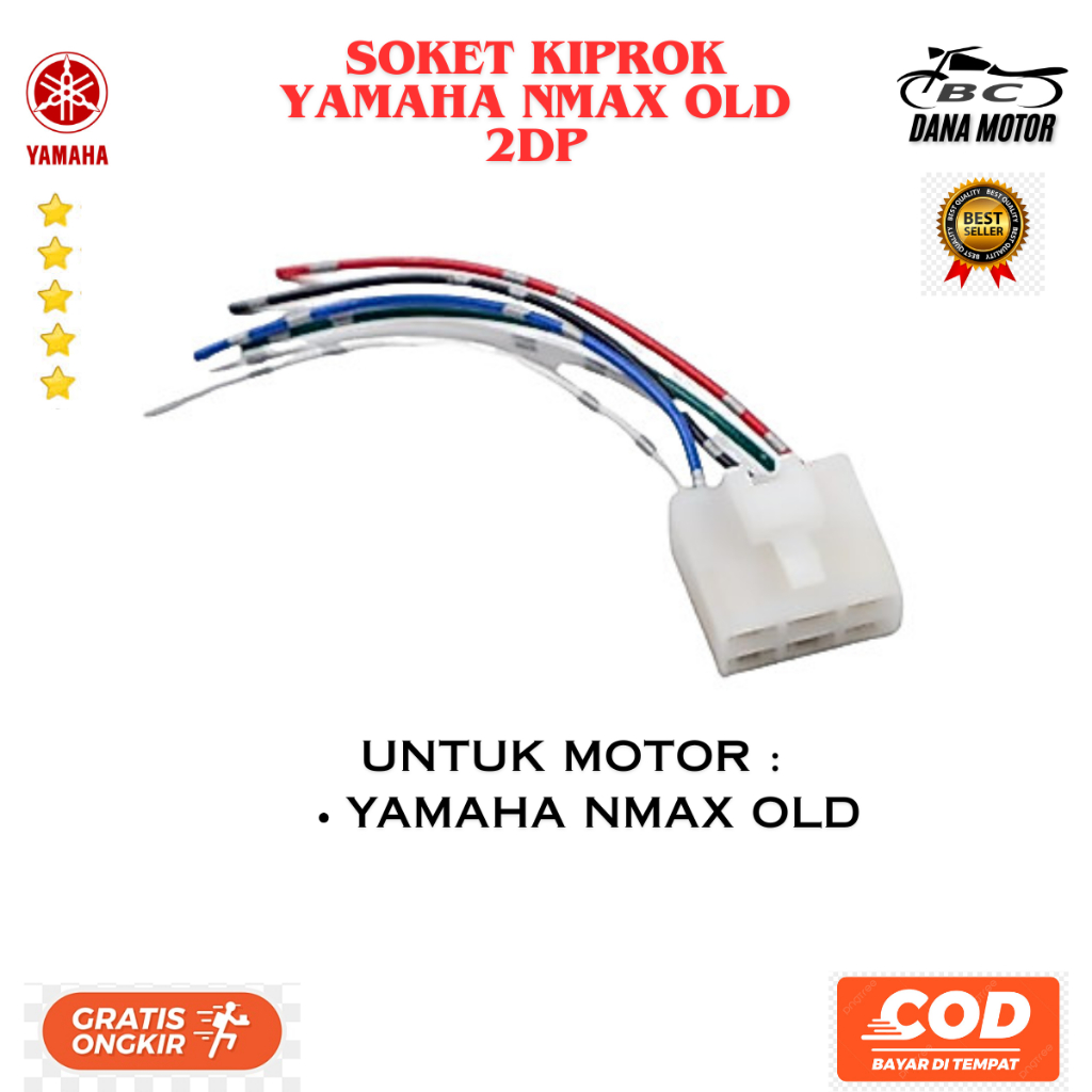 Jual Soket Kiprok Nmax Ori / Kabel Socket Regulator Yamaha Nmax ...
