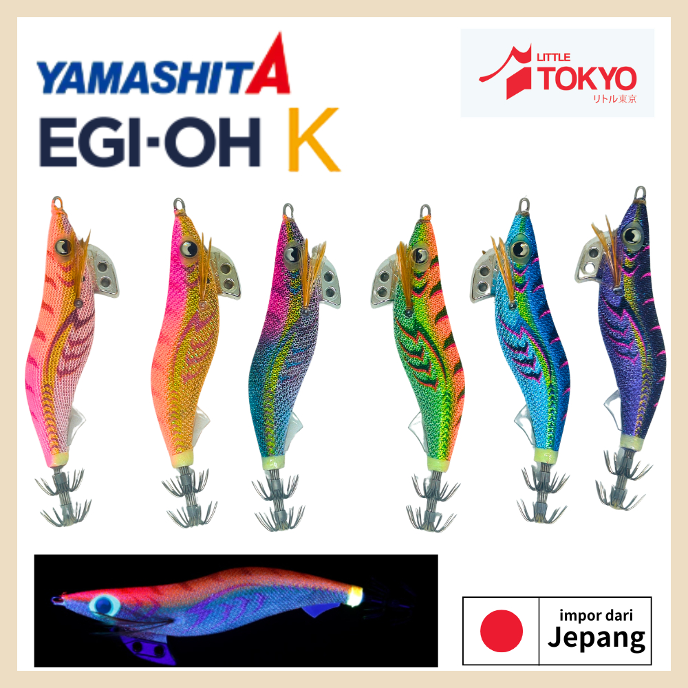 Umpan Yamashita Egi OH K Color 2.0 2.5 3.0 Basic Squid Egi Eging Mancing Cumi Sotong ORIGINAL JEPANG