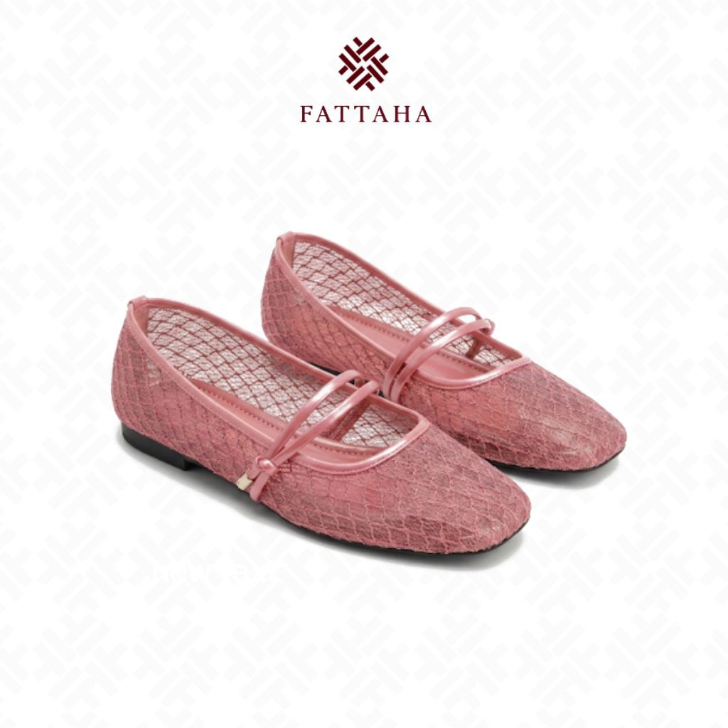 Fattaha MOFFA - Sepatu Flatshoes Wanita Jaring Mesh Mary Jane foto 4
