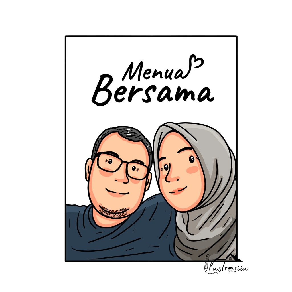 Jasa Ilustrasi Custom prewweding