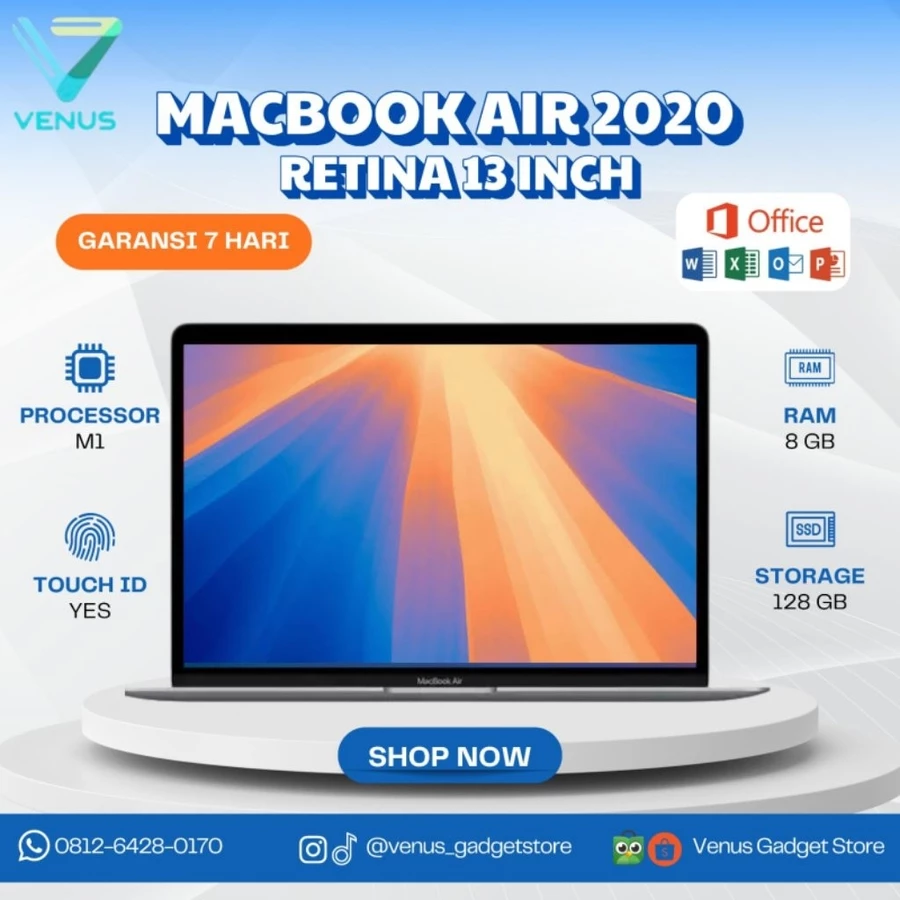 MACBOOK AIR RETINA 2020 M1 8/128