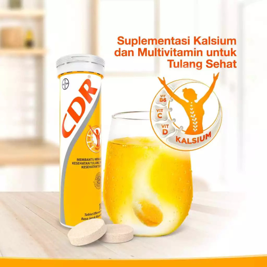 Jual CDR Multivitamin Jeruk Mandarin Tube 10 Tablet | Shopee Indonesia