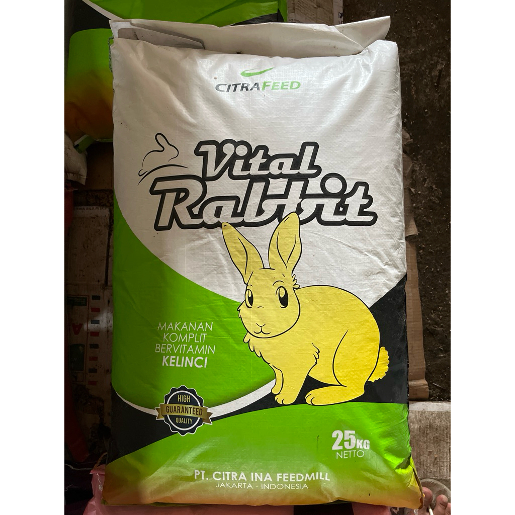 Jual VITAL RABBIT 25kg makanan kelinci | Shopee Indonesia