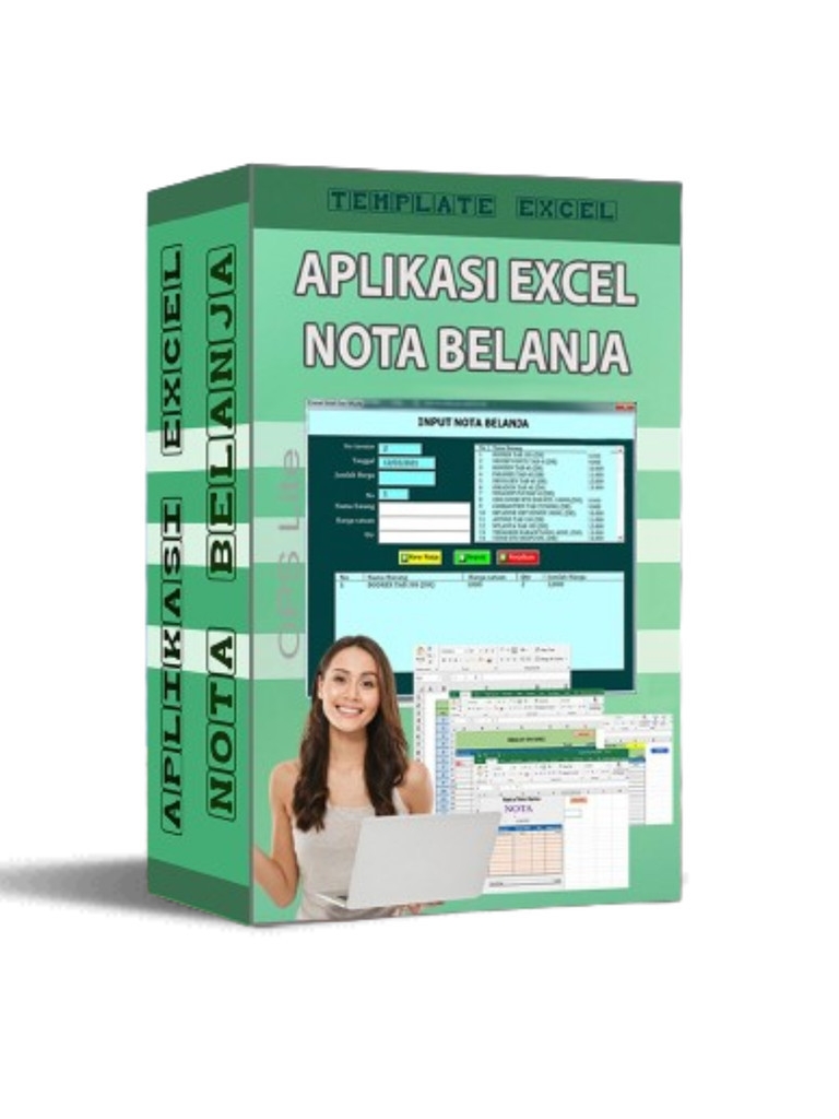 Jual APLIKASI NOTA BON EXCEL - Template Generator Nota Belanja Excel ...