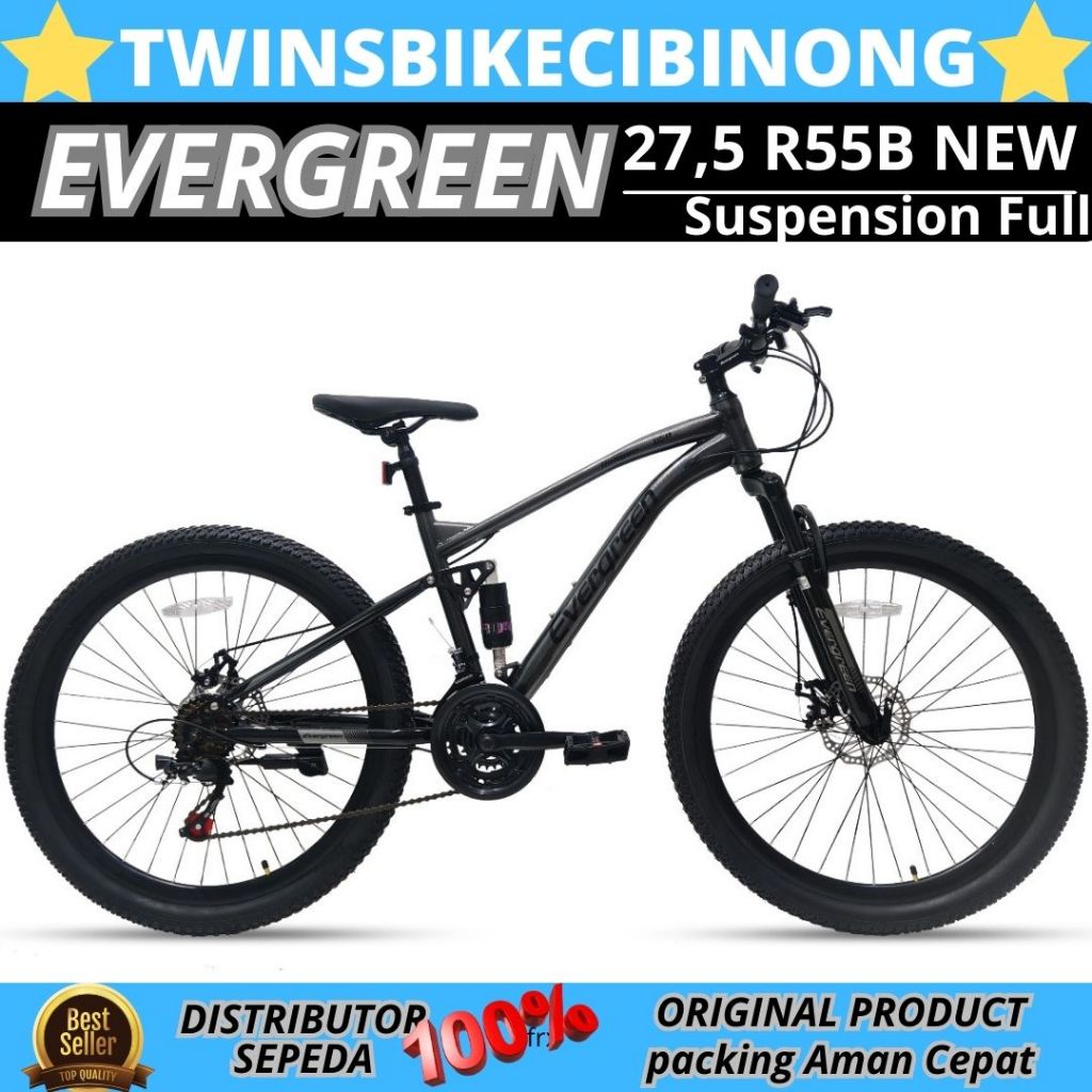 Jual Sepeda Gunung MTB 26 & 27,5 Inc Evergreen Ranger R55B | Shopee ...